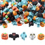 DOMG 300Pcs Mini Halloween Erasers for Kids Cute Mini Pumpkin Ghost Bat Erasers Bulk for Halloween Classroom Party Favors Goody Bag Filler Gifts
