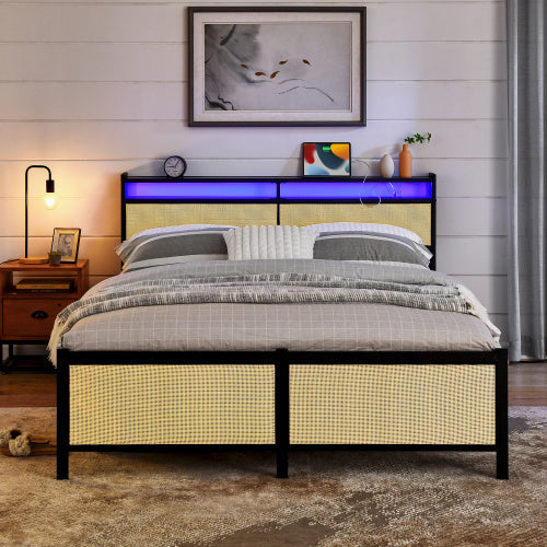 Iron Bed Frame, Metal Bed Frame, Wrought Iron Bed Frame, Iron Platform
