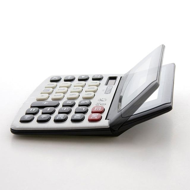12-Digit Dual Power Desktop Calculator w/ Adjustable Display