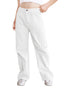 Haloumoning Girls Cargo Pants Kids Fashion Baggy Wide Leg Trousers