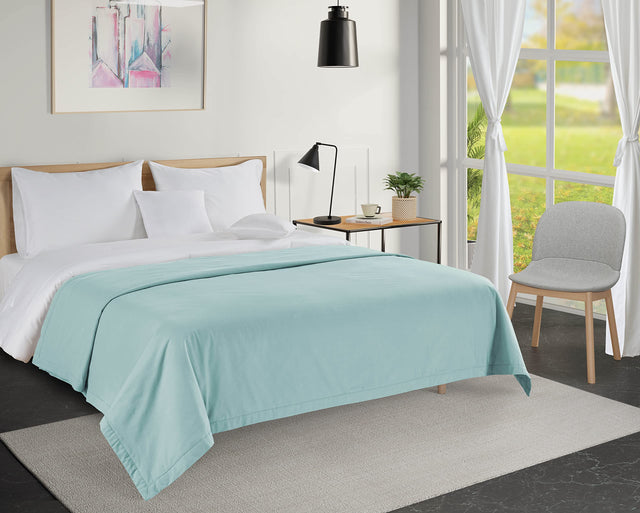LANE LINEN Twin Size Blanket for Bed – Oversized Throw Couch 100%