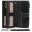 GOIACII Womens Wallets Large Capacity Credit Card Holder Rfid Wallet Women Double Zipper Pocket Leather Bifold Ladies Wristlet Clutch Wallet
