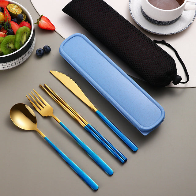 Portable Stainless Steel Cutlery Gift Set