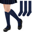 qikqik Toddler Girl Knee High Socks for Girls Navy Blue Socks for Girls