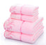 Abeigoi Pink Lace Bath Towels Velet Ultra Soft & Absorbent Bath Towel