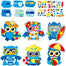 chiazllta 30 PCS Summer Craft Kits Kids DIY Hawaii Aloha Owl End of School Year Craft Preschool Art Craft Make Your Own Bulk Set for Home Classroom Day-Care Game Activities Summer Party Favors
