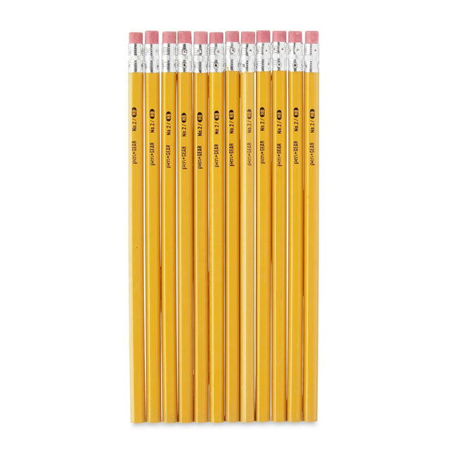 No. 2 Wood Pencils, 12 Count