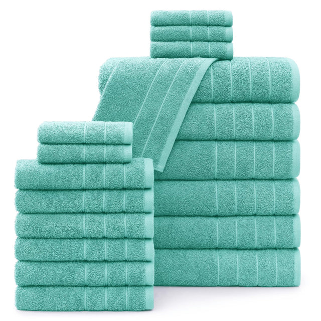 Casa Platino Towels for Bathroom 18 Piece Bathroom Towel Sets 6 Large