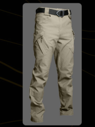 Men's IX7 Tactical Trousers - Multi-Pocket Training Pants