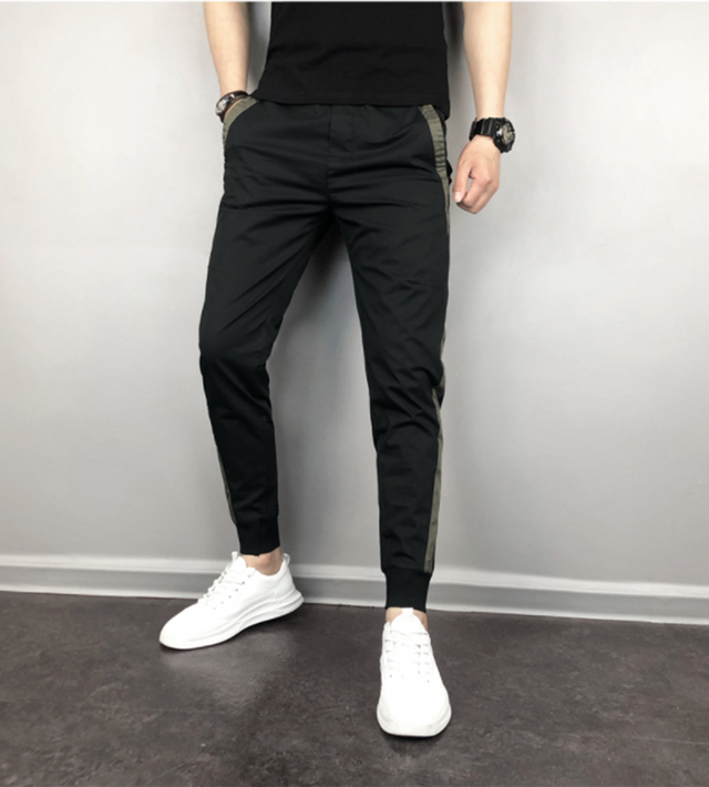 Men's Slim Fit Harem Pants - Casual Lightweight Trousers