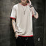 Stylish Men's Summer Two-Piece Spliced Pullover T-shirts