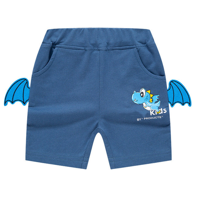 3D Dinosaur Boys' Summer Shorts for Kids