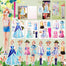 PainZieteg Magnetic Dress Up Dolls Magnetic Princess Dress Up Paper Dolls Magnetic Dress Up Dolls for Girls Ages 4-7 Learning Created Imagine Set Birthday Gift (Lea)