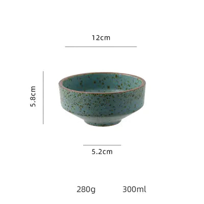 Japanese Style Creative Retro Rough Pottery Rice Bowl