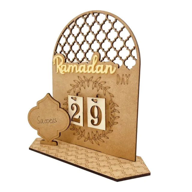 Eid Mubarak Ramadan Countdown Calendar Ornament Decor