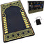 Electronic Prayer Mat - Smart Interactive Prayer Rug for Adults and Kids - Ideal for New Converts and Those Learning or Perfecting Their Prayer - Comes with Islamic Prayer Beads (Black)