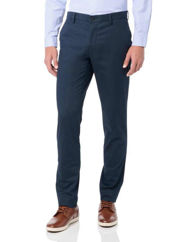 Brooks Brothers Mens Slim Fit Stretch Advantage Chino Pants Navy 32W x 32L
