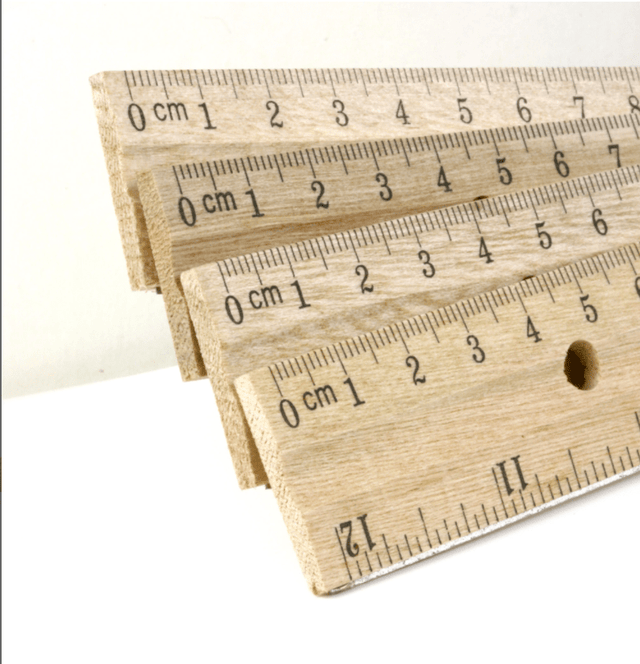 THE CEO 12" (30cm) Wooden Ruler