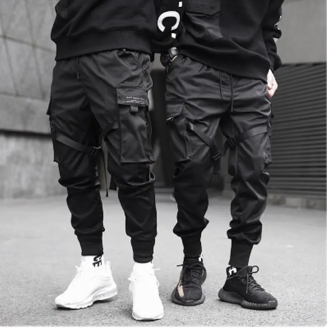 Black Jogging Sports Pants - Men's Athletic Trousers