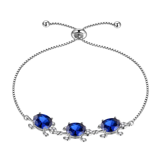 Aurora Tears Turtle Bracelets Blue Women Animal Turtles Women Bracelets Jewelry for Wedding Bridal Birthday Gift