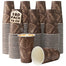 Huifany Paper Cups 16 oz 180 Pack Disposable Coffee Cups Paper Drinking Cups Dispoable Cups for Coffee Hot Cups for Party Picnic Travel and Events