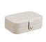Compact Travel Jewelry Box for Earrings and Rings