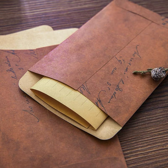 Vintage Kraft Paper Envelopes for Office Supplies