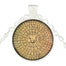 Islamic Pendant Necklace with Mandala Design (7 Colors)