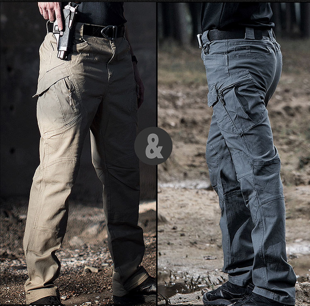 Men's IX7 Tactical Trousers - Multi-Pocket Training Pants
