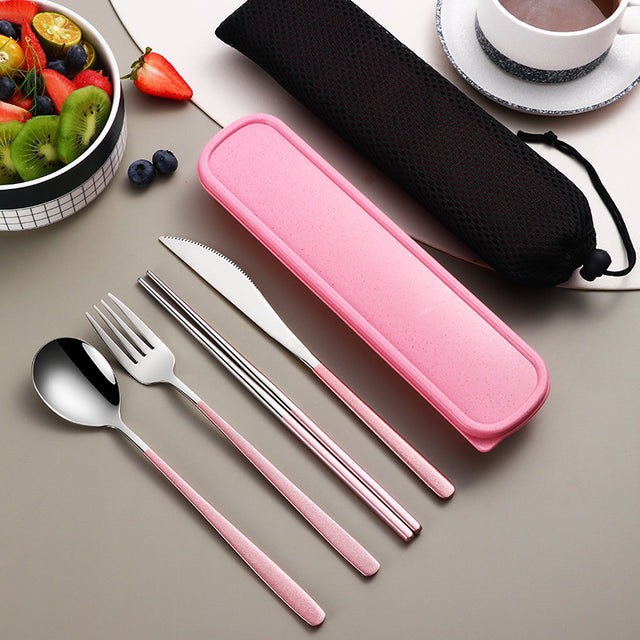 Portable Stainless Steel Cutlery Gift Set