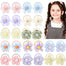obeoby 24 Pcs Toddler Hair Ties Girls Hair Accessories Baby Flower Hair