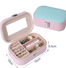 Compact Travel Jewelry Box for Earrings and Rings
