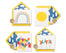 Papyrus Blank Cards with Envelopes Little Box of Happy (20-Count)