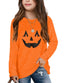 Apbondy Girls Shirts Casual Long Sleeve Crewneck Loose Striped
