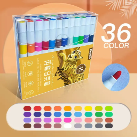 Kids’ Doodle Acrylic Markers – Waterproof & Quick-Drying