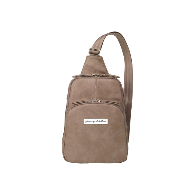 Petunia Pickle Bottom Criss-Cross Sling Bag - Sling Bag for Women and Men - Adjustable Straps to Custom-Fit - Mink