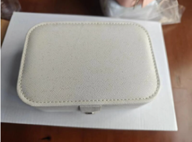 Compact Travel Jewelry Box for Earrings and Rings