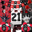 21st Birthday Decorations for Her Him Red Black Happy 21st Birthday