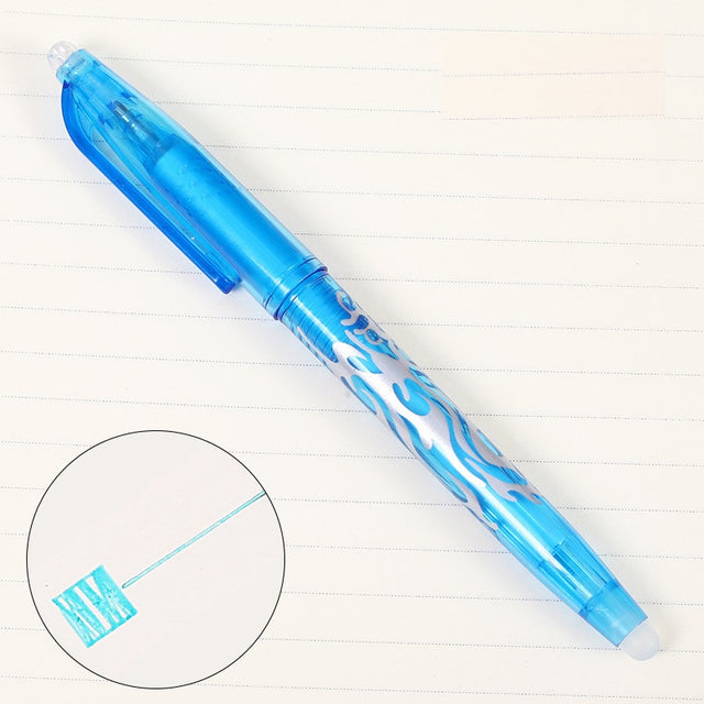 8-Color Erasable Gel Pens - 0.5mm Ballpoint Pens