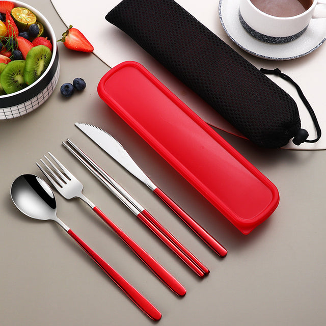 Portable Stainless Steel Cutlery Gift Set
