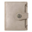 CLUCI Small Wallets for Women RFID Blocking Leather Trifold Compact Credit Card Holder with ID Window Ladies Zipper Coin Purse