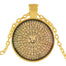 Islamic Pendant Necklace with Mandala Design (7 Colors)