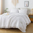 Andency White Comforter Set Full 3 Pieces Boho Lightweight Bedding