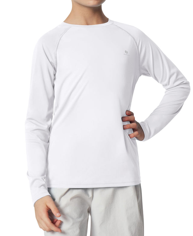 Heathyoga Rash Guard for Boys UPF 50+ Swim Shirt UV Sun Protection