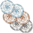 HomeElves Salad Plates 8.5 Inch Ceramic Plates Set of 6 Kitchen