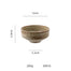 Japanese Style Creative Retro Rough Pottery Rice Bowl