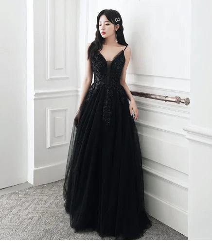 Spaghetti Strap Long Dresses for Women's Evening Events